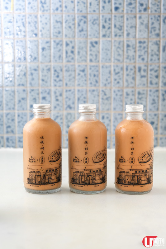 清漉 x 銀都冰室 絲襪奶茶 $28 支 樽仔奶茶甜度暫時固定，但屬低糖配方，強調茶味多過甜味。