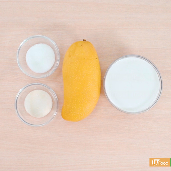 【芒果椰汁糕食譜】5步整出夏日消暑甜品食譜  雙層芒果椰汁糕