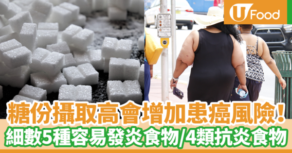 【致癌食物】甜食控注意！糖份吃得多隨時增加患癌機會　台灣節目細數5種容易發炎食物／4類抗炎食物