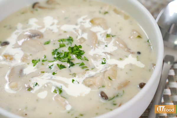 【蘑菇湯】忌廉蘑菇湯食譜　無攪拌機做法　2步零失敗經典西餐湯