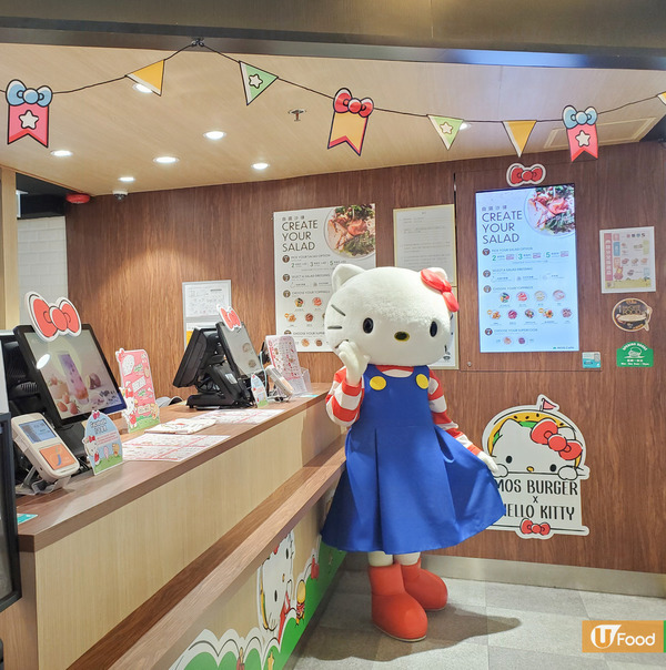 【打卡cafe】MOS Burger聯乘Hello Kitty限定主題店登場！ 三本蝦漢堡回歸／Kitty精品／打卡優惠