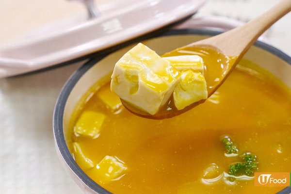 【南瓜食譜】簡易南瓜湯食譜！海鮮豆腐南瓜湯　高蛋白低脂濃湯料理／清甜足料又暖胃