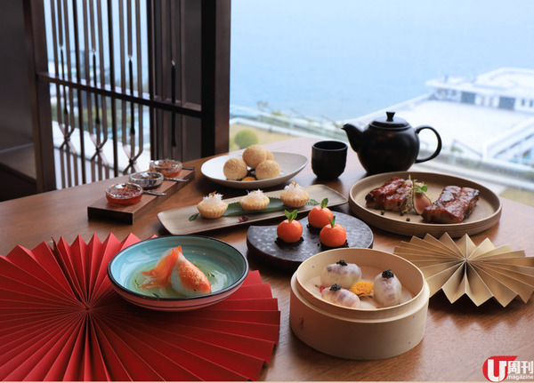 嘉里酒店海景中菜廳 歎魚塘金魚餃 / 瀨尿蝦餃 /燕窩酥皮蛋撻