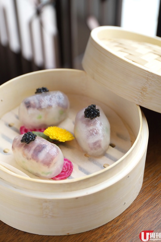 嘉里酒店海景中菜廳 歎魚塘金魚餃 / 瀨尿蝦餃 /燕窩酥皮蛋撻