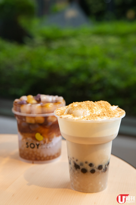 新潮豆品店 特濃 7.6 豆乳芭菲杯 / 豆乳奶蓋茶
