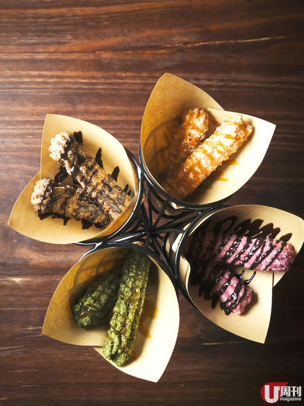 【大坑甜品熱】西班牙 CHURROS 花生糖焦糖醬味 / 超濃郁雙重朱古力味