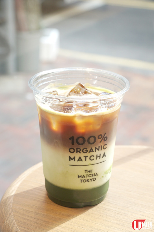 東京過江有機抹茶店 抹茶口味芭菲 / 牛角包窩夫 / Latte