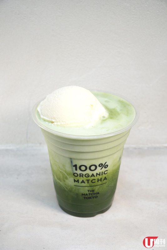 東京過江有機抹茶店 抹茶口味芭菲 / 牛角包窩夫 / Latte