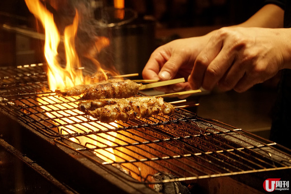 尖沙咀超地道燒鳥店 備長炭烤製│必吃燒鴿髀 燒白子 栃尾油揚