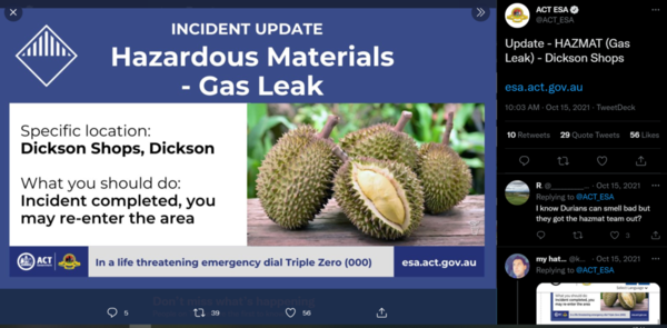 澳洲市民聞到異味以為漏煤氣　消防員接報到場發現原來一種食物是元兇