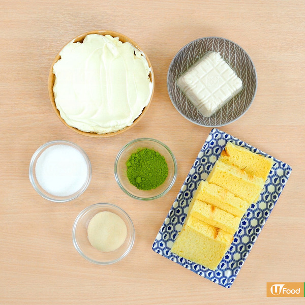 甜品食譜｜抹茶豆腐Tiramisu芝士蛋糕食譜　清香不膩！簡單3步免焗甜品