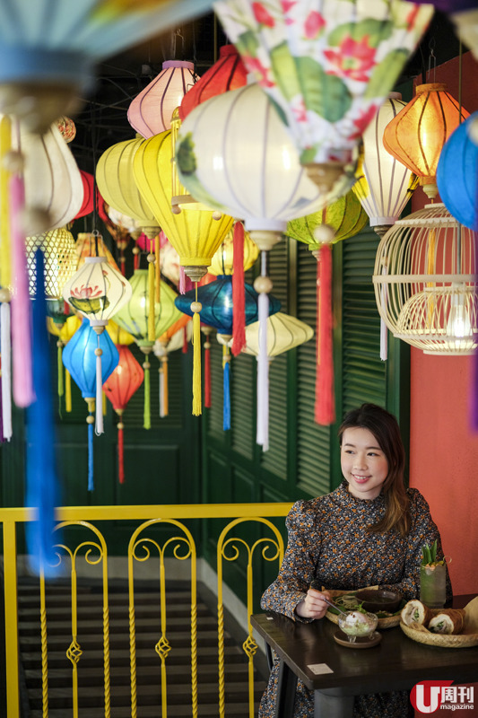會安古鎮彩燈餐廳 自製越南河粉 / 米粉製法包配斑蘭醬