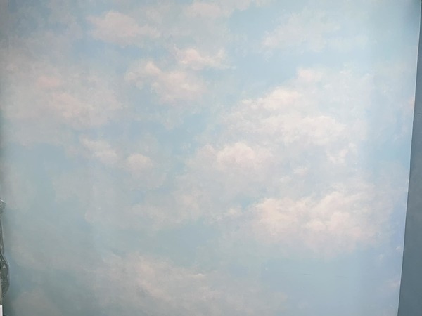 翻身後戶主一入屋就可見藍天白雲，對效果相當滿意。（受訪者提供）