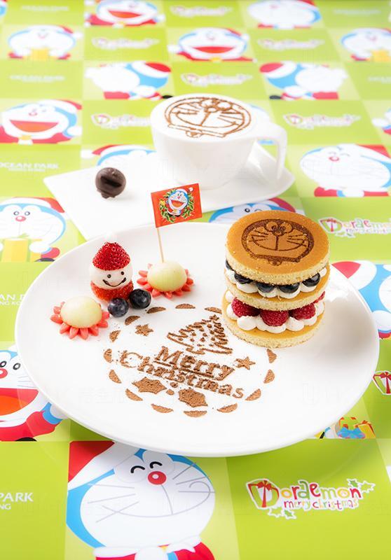 海龍王餐廳 (下午茶) - 雜莓鬆餅伴鮮果配迷你杯裝雪糕及咖啡/茶 $168