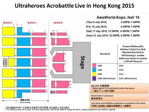 「ULTRA HEROES ACROBATTLE LIVE IN HONG KONG 2015」(圖: 官方圖片)