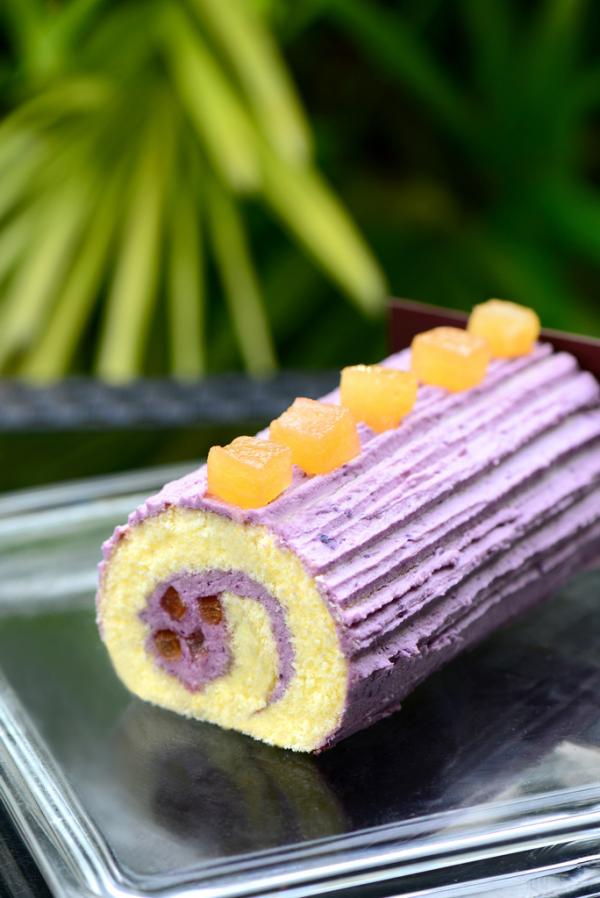 期間限定！沙田凱悅酒店推出紫薯糖薑瑞士卷　