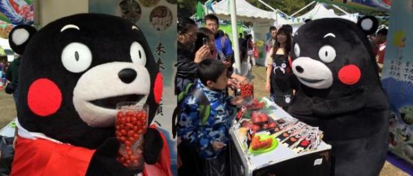 KUMAMON現身香港馬拉松 派發新鮮熊本番茄