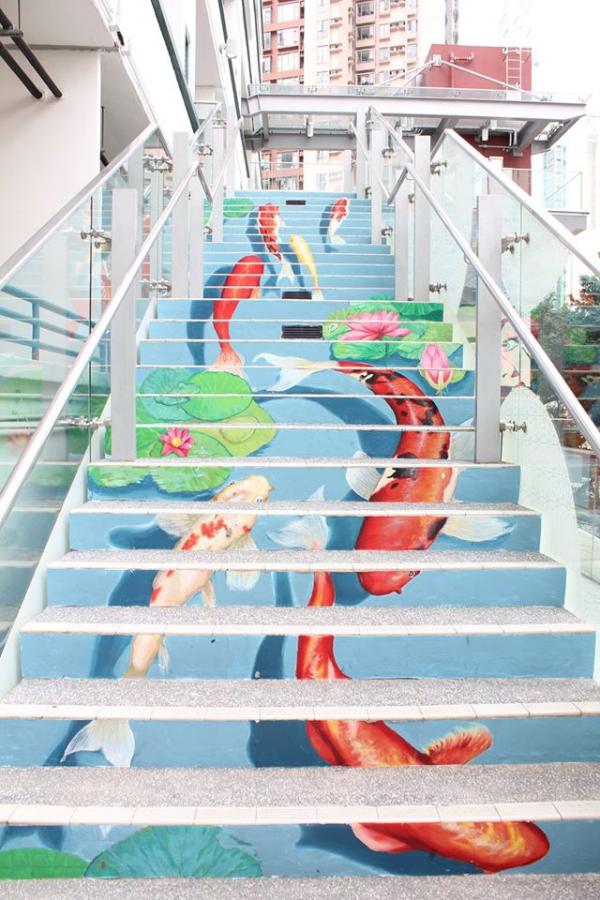 25道樓梯畫現PMQ！Hong Kong on Steps（圖：FB@PMQ）