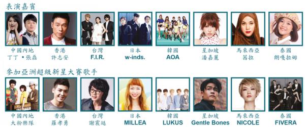 w-inds、AOA出演!香港亞洲流行音樂節2016 