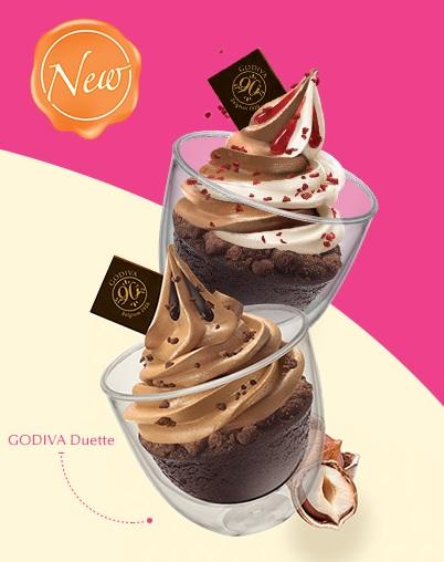兌換買一送一優惠！GODIVA 周年限定朱古力甜品（圖：FB@Godiva Chocolatier Asia）