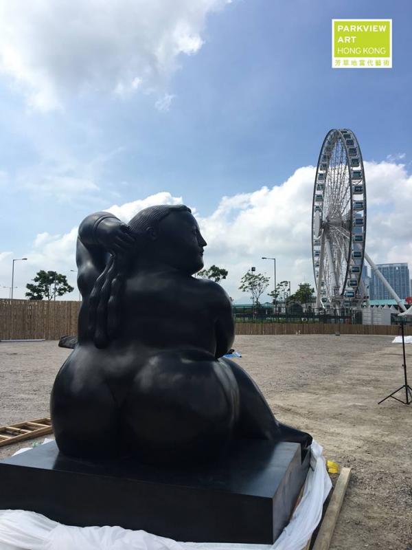 「博特羅在香港」肥嘟嘟雕塑 中環海濱展出