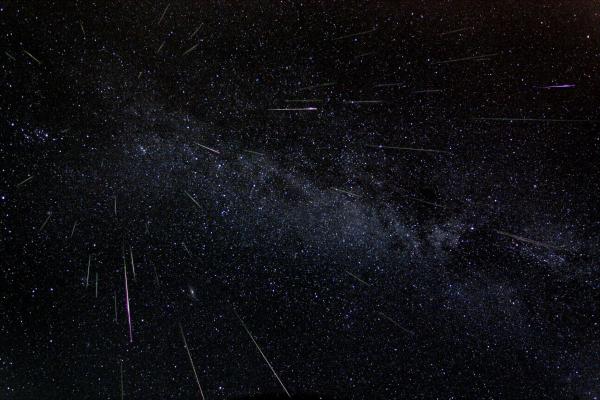 英仙座流星雨 (圖：NASA /攝影：Fred Bruenjes）