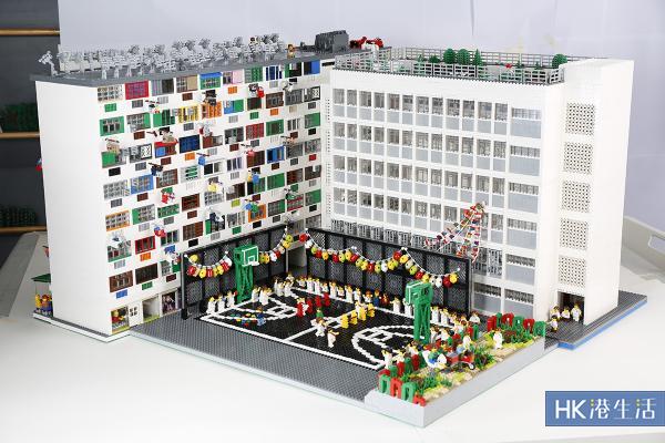 4萬粒LEGO砌出獅子山下舊香港 鑽石山藝術微型展