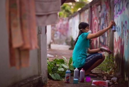 《塗鴉革命到緬甸》天台電影會(圖: fb@賽馬會創意藝術中心)