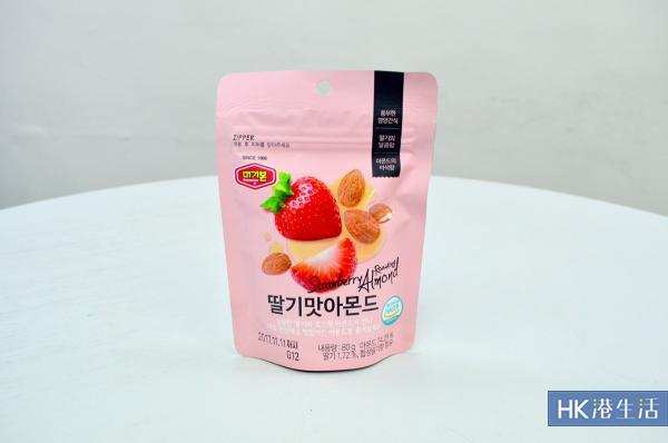 粉紅韓國草莓味杏仁　旺角、葵廣都買到
