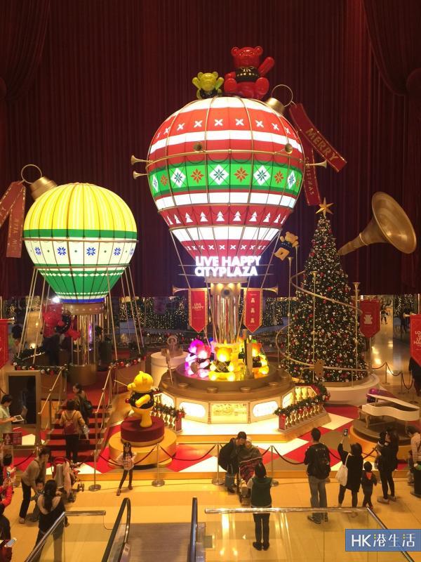 10米高熱氣球音樂盒！太古城中心熊天而降樂聖誕