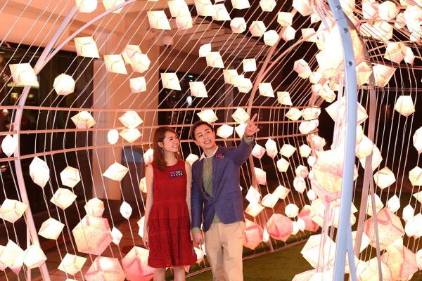 超浪漫！MOKO新世紀廣場舉行甜蜜彩燈會