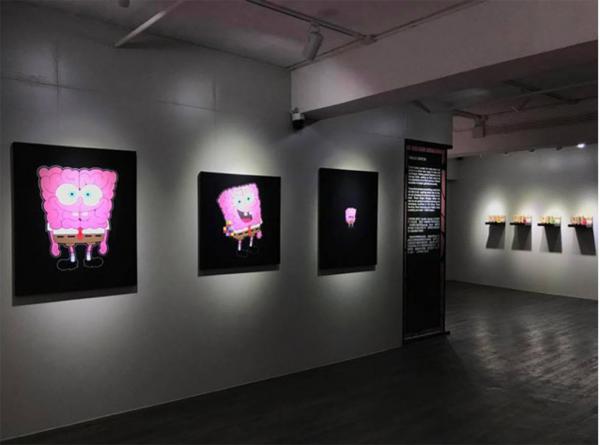 粉紅海綿寶寶藝術展覽！免費入場
