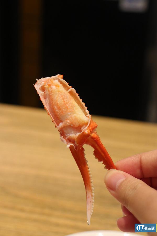 【元朗美食】叫主菜加$78歎海鮮放題　任食松葉蟹腳/南非熟蝦/北海道帆立貝