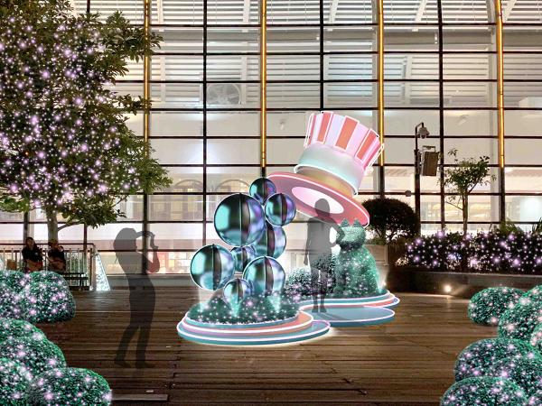 【聖誕節2018】愛麗絲聖誕登陸沙田新城市！30呎高聖誕樹洞/玫瑰燈海/展覽