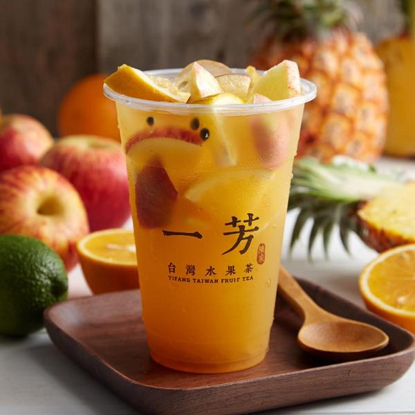 【上水美食】一芳台灣水果茶雙11快閃優惠　加$1多一杯水果茶
