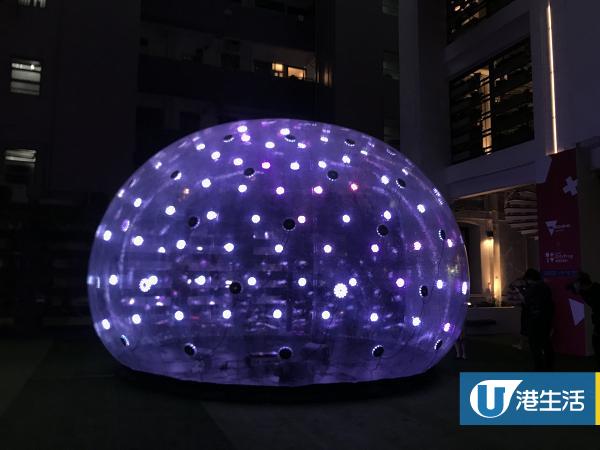 【灣仔好去處】澳洲６米巨型聲光泡泡 免費任玩夢幻光影裝置