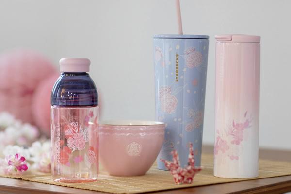 2019 Starbucks限定春日櫻花系列率先睇　新推夢幻粉紅+粉藍色隨行杯