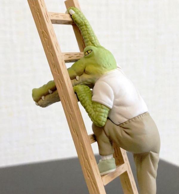 日本黑色幽默插畫《我的生活不可能那麽壞》推扭蛋！「厭世」鱷魚實體外貌曝光