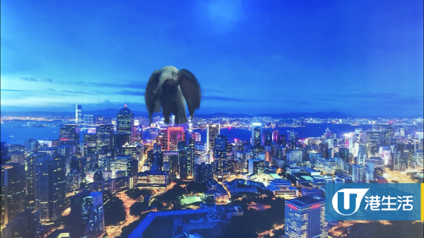 【銅鑼灣好去處】6米小飛象空降銅鑼灣  270°投影飛越香港/免費睇馬戲表演