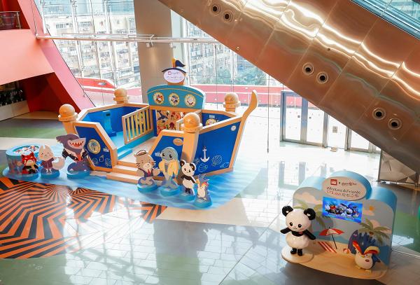 【九龍灣好去處】13呎高海洋郵輪登陸MegaBox 巨型扭蛋機/機動遊戲