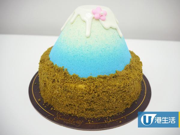 Twinkle Baker Décor春日限定蛋糕系列　流心富士山抹茶蛋糕/白桃櫻花樹蛋糕