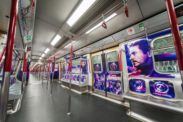 【復仇者聯盟4】香港首架復仇者聯盟列車登場 荃灣線限定Marvel英雄陪你搭車