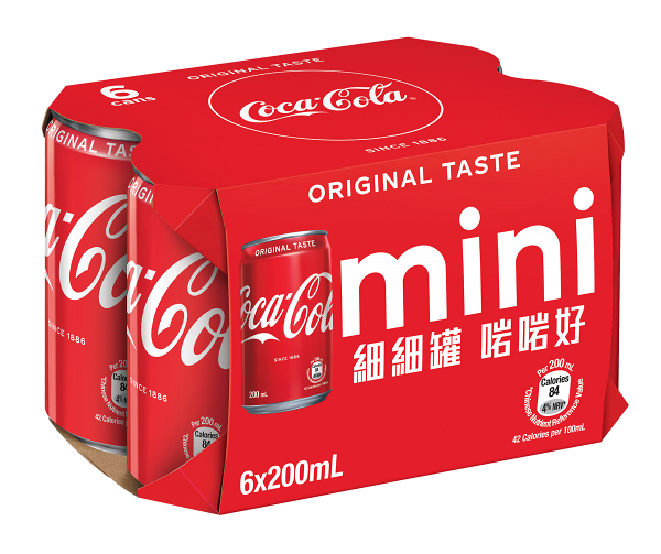 香港首推200ml迷你罐可口可樂新登場　4月底超市/6月便利店陸續發售