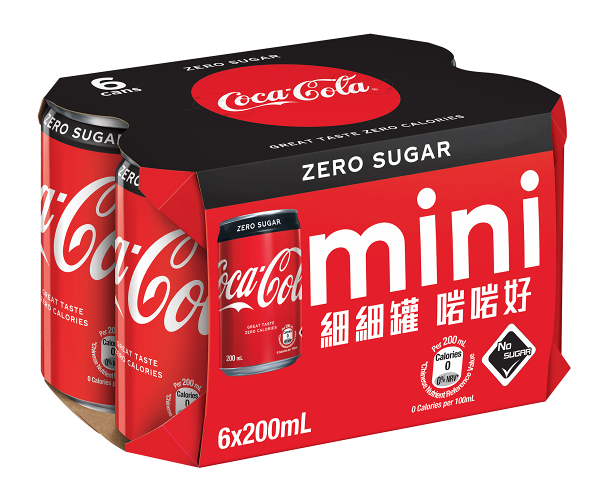 香港首推200ml迷你罐可口可樂新登場　4月底超市/6月便利店陸續發售