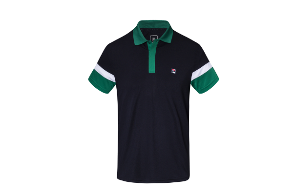 FILA White Line男裝綠色Polo Tee $198 (限量20件)