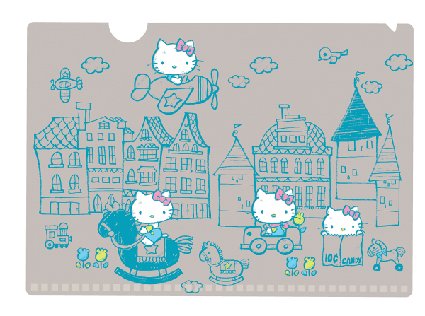 凡於YOHO Sanrio Gift Gate購物滿淨價HK$200即可獲Hello Kitty A5文件夾一個。