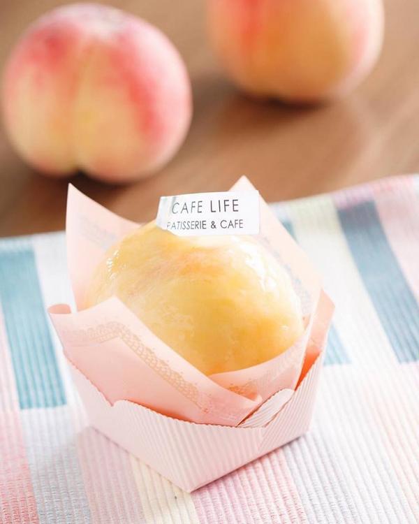 【中環美食】Café Life再推日本白桃甜品系列　歎原個白桃撻/芝士蛋糕/千層酥