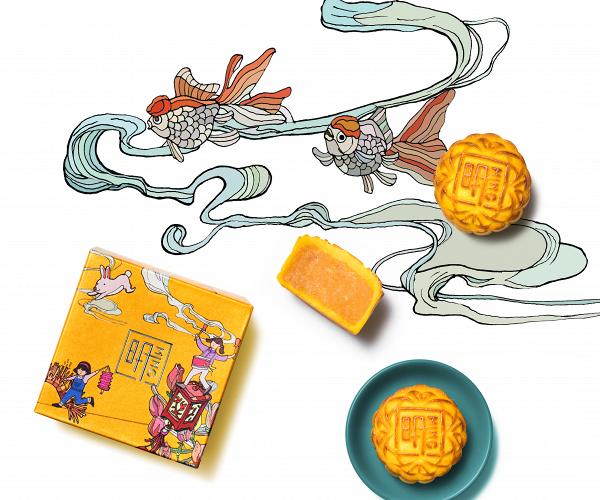 明月餅 - 迷你金桔奶黃月餅 (六件裝)  售價 HK$ 388.00