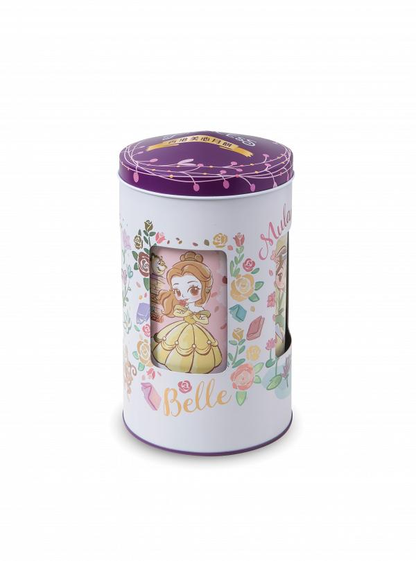 迪士尼公主音樂城堡月餅-香滑奶黃月餅 原價：$238/盒 (1盒4個) 特價：$142/盒（第一輪優惠）/ $148/盒（第二輪優惠）