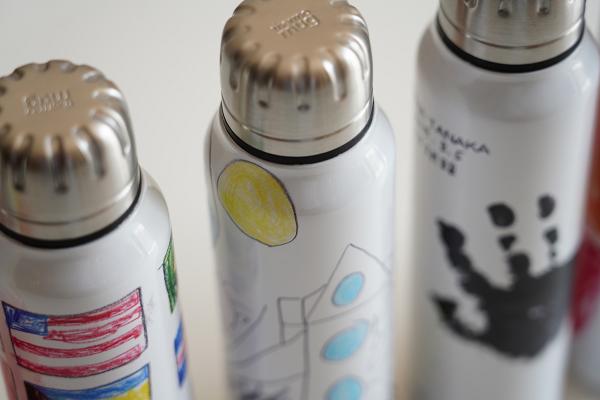 日本保溫瓶品牌尖沙咀期間限定店！DIY手繪個人化水樽/糖果色迷你水樽